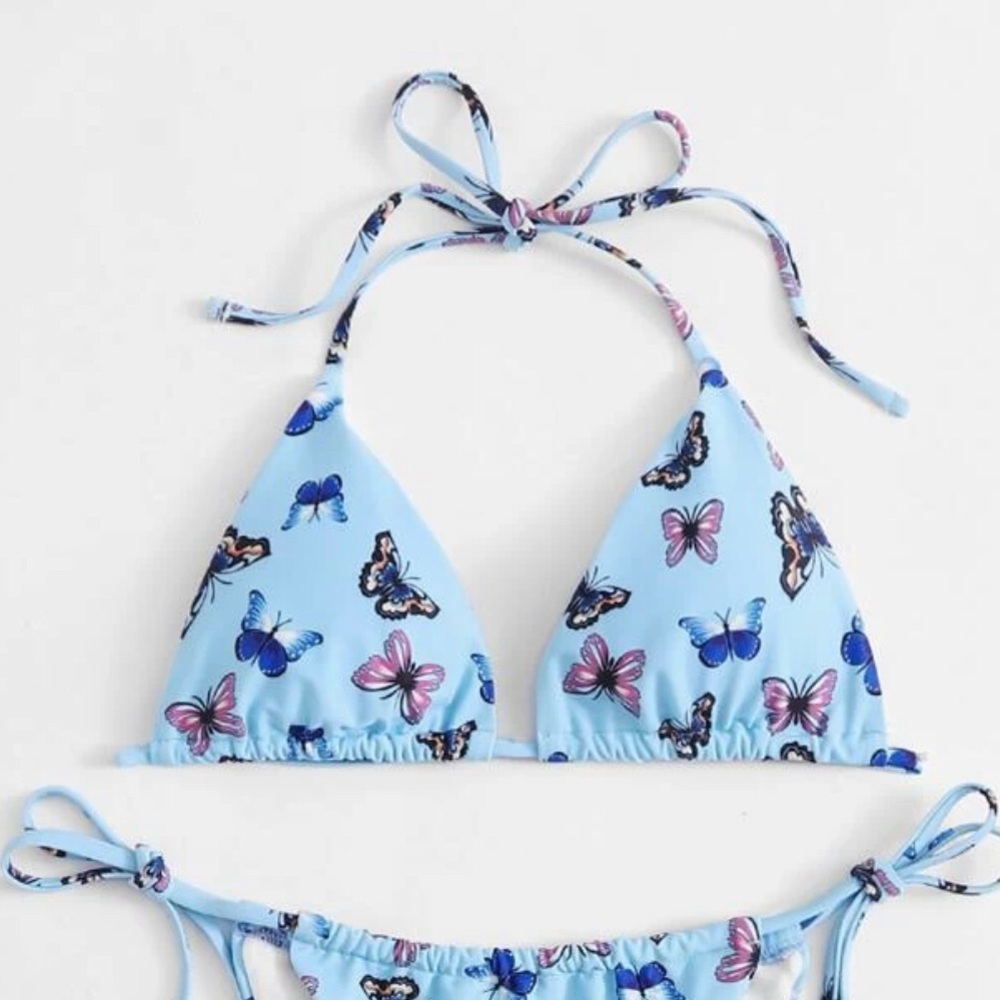 butterfly bikini top
